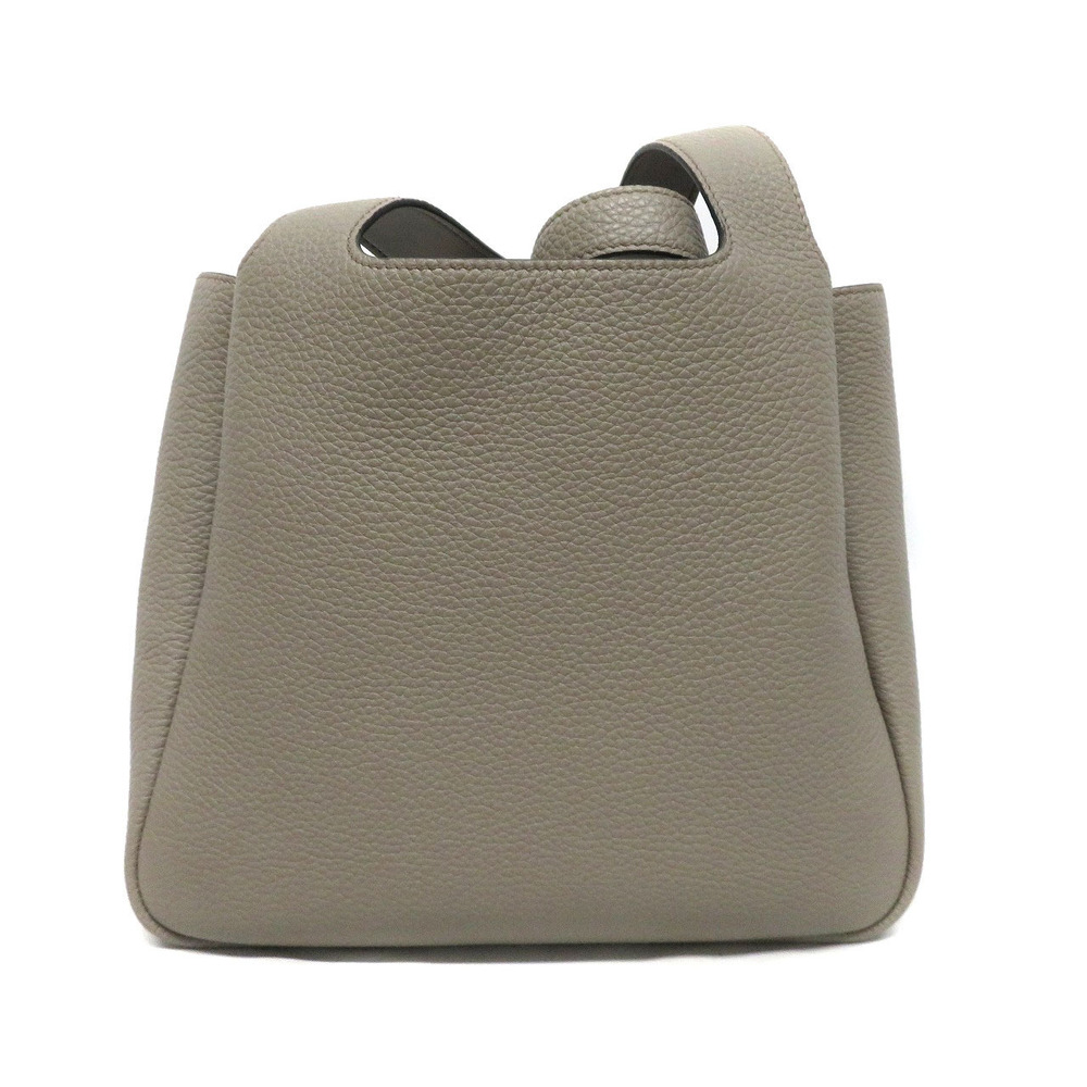 Prada Leather Tote Gray Bag